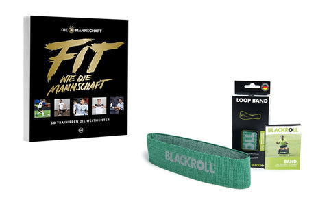 BLACKROLL® LOOP BAND inkl. Buch "Fit wie die Mannschaft: So trainieren die Weltmeister"
