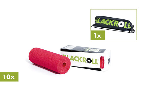 BLACKROLL® MINI FASZIENROLLE 10er SET Rot