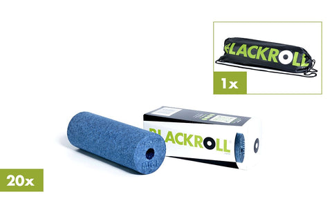 BLACKROLL® MINI FASZIENROLLE 20er SET Blau